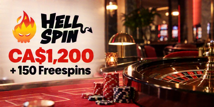 Online Casino Hell Spin CA$1,200 + 150 Freespins